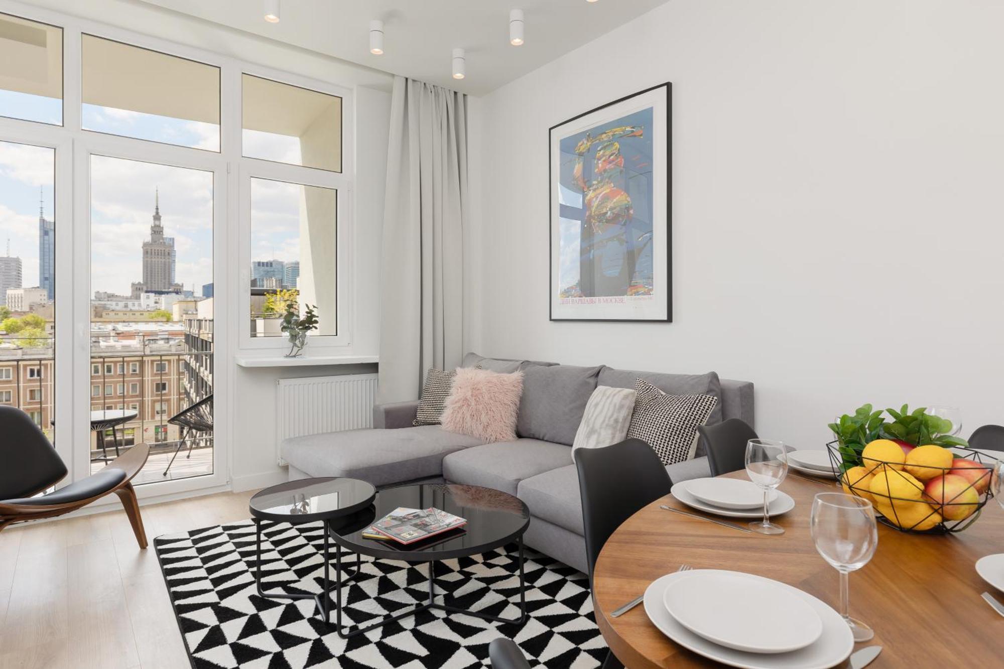 City Panorama Spacious Apartment By Renters Prestige Varsovia Exterior foto